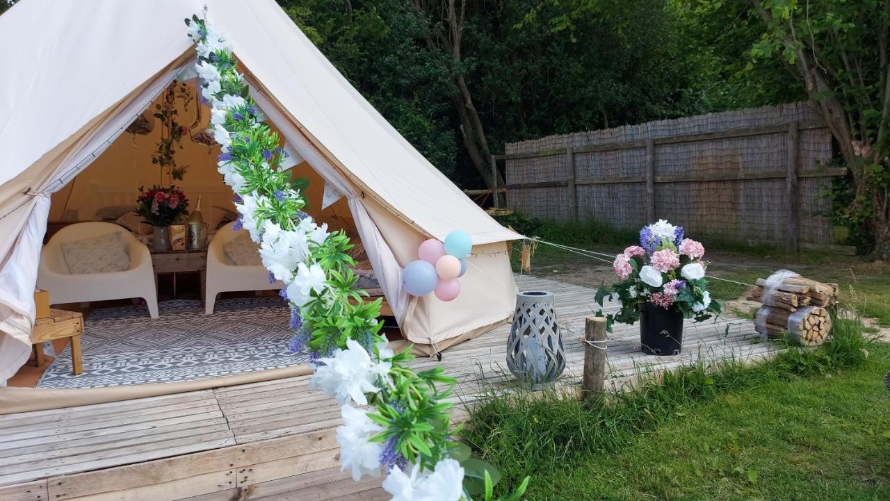 Hopgarden Glamping - Luxury 6M Bell Tent Wadhurst 外观 照片