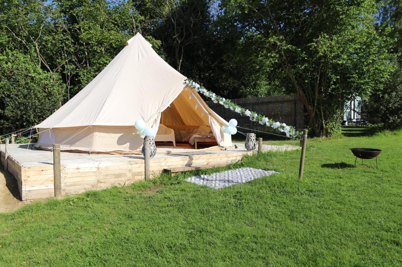 Hopgarden Glamping - Luxury 6M Bell Tent Wadhurst 外观 照片