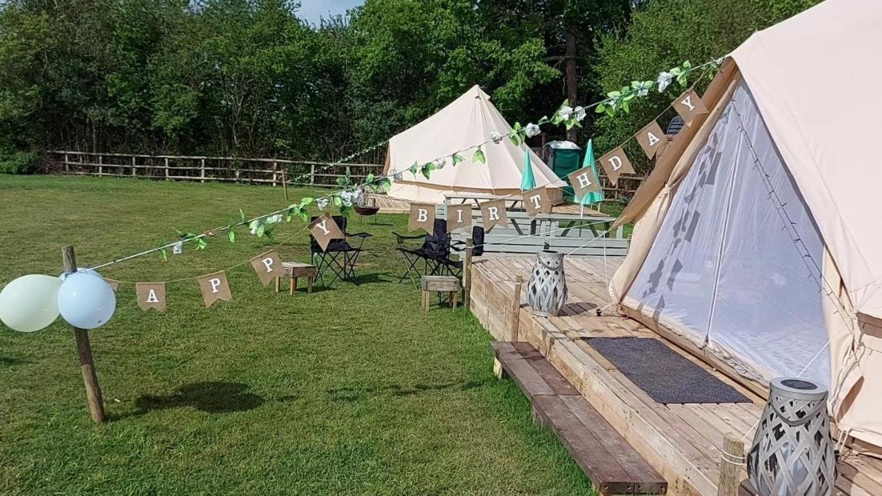 Hopgarden Glamping - Luxury 6M Bell Tent Wadhurst 外观 照片