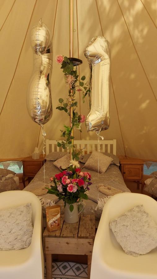 Hopgarden Glamping - Luxury 6M Bell Tent Wadhurst 外观 照片