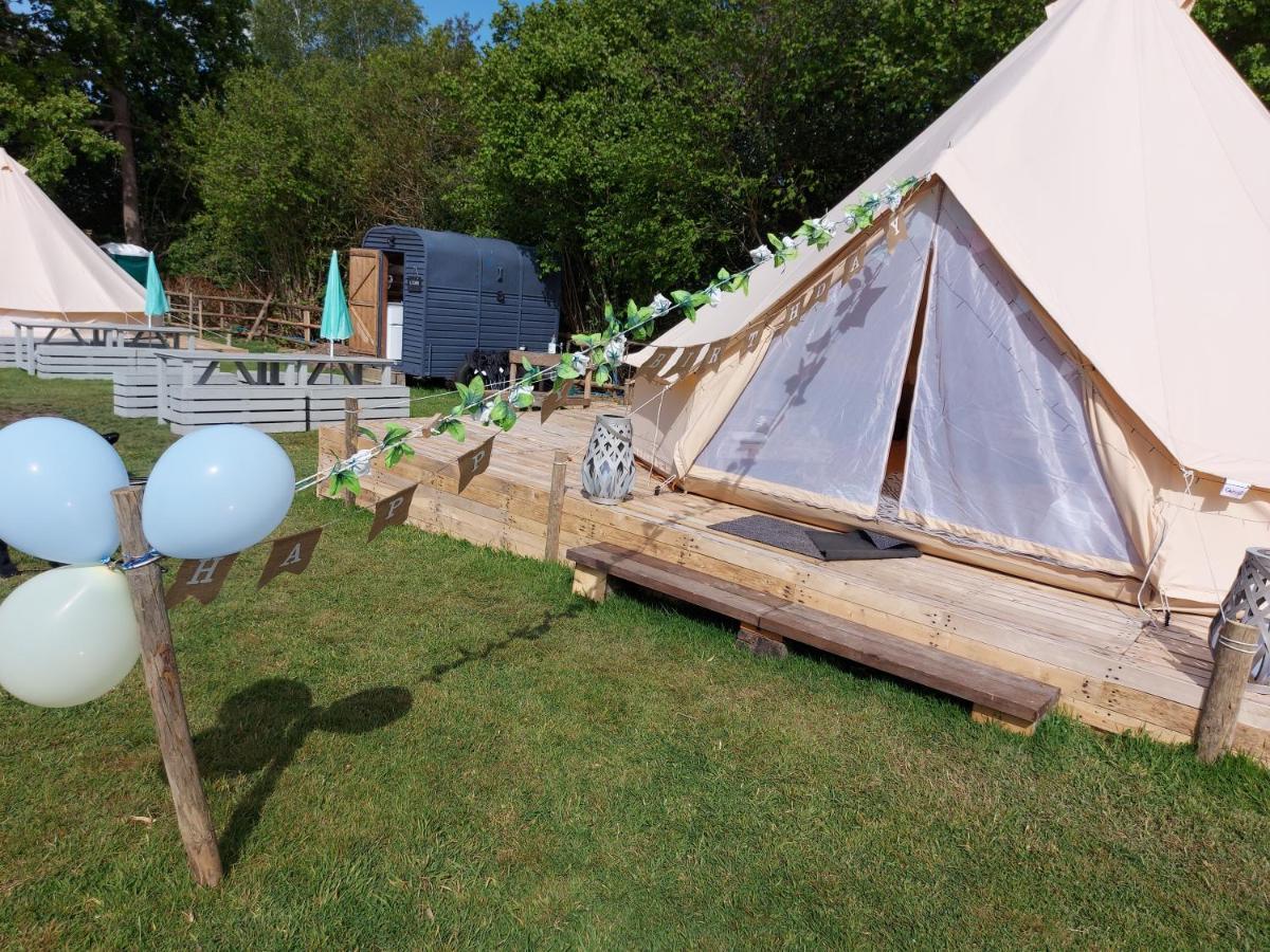 Hopgarden Glamping - Luxury 6M Bell Tent Wadhurst 外观 照片