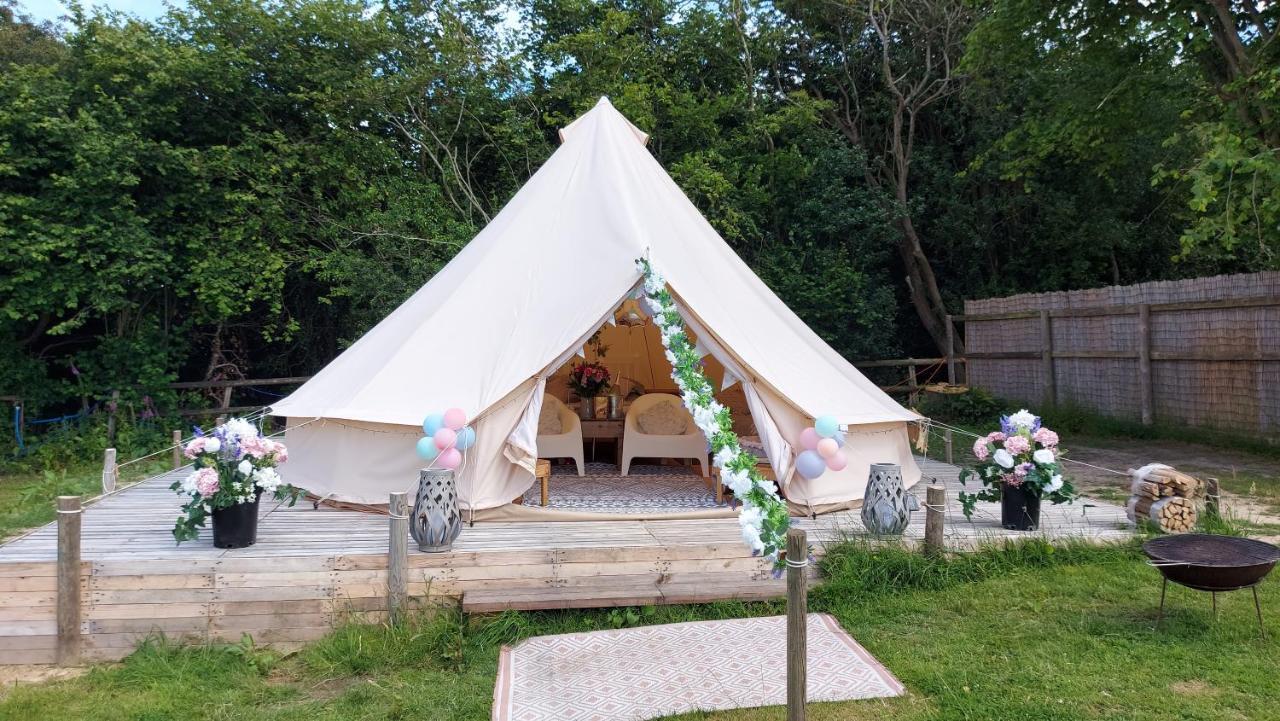 Hopgarden Glamping - Luxury 6M Bell Tent Wadhurst 外观 照片