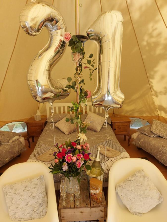 Hopgarden Glamping - Luxury 6M Bell Tent Wadhurst 外观 照片